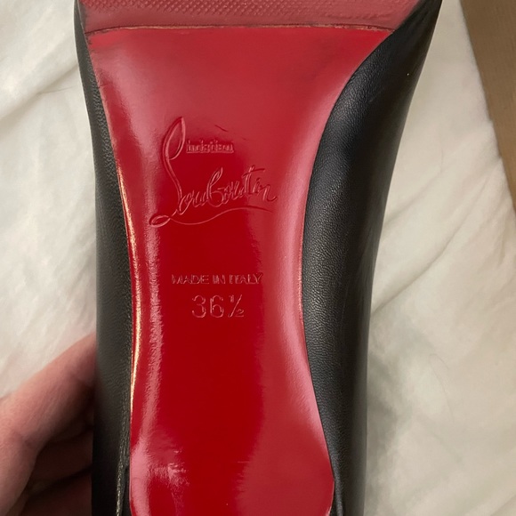 Christian Louboutin Black Pagalle 36.5 - Picture 6 of 11